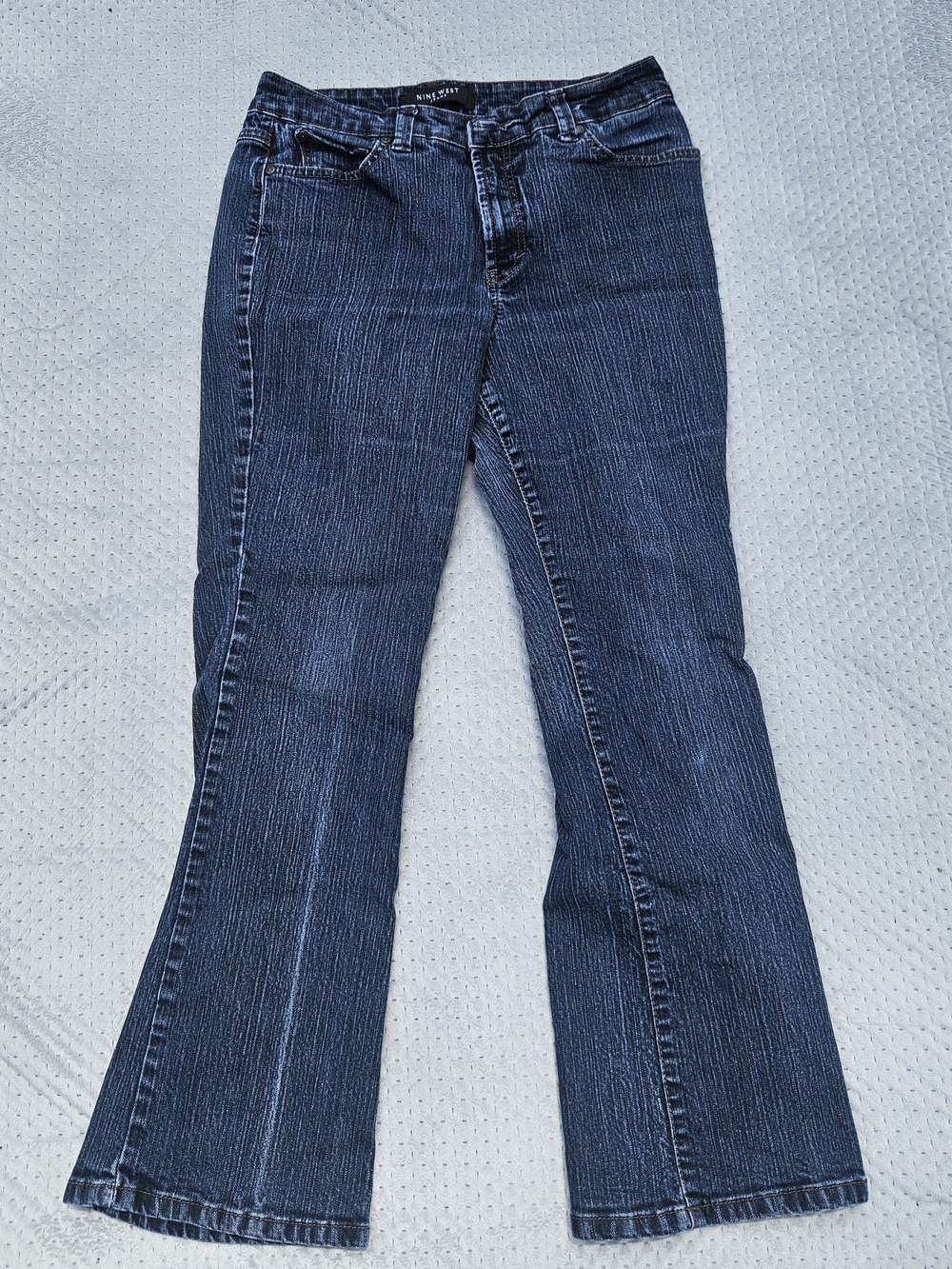 Nine West Dark Blue Bootcut Jeans